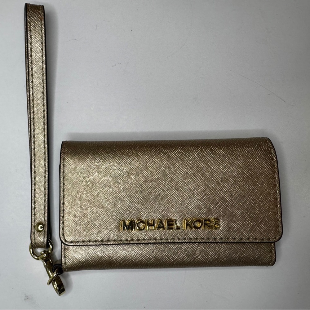 Michael Kors Metallic Gold Key Holder